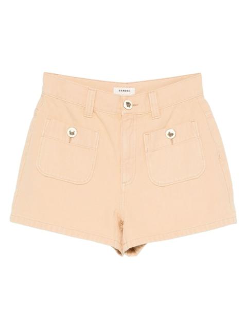 Sandro pocket cotton shorts