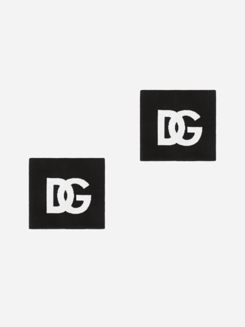 Dolce & Gabbana Cashmere jacquard snood with DG logo