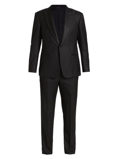 GIORGIO ARMANI Men's Wool 2-Piece Tuxedo - Black