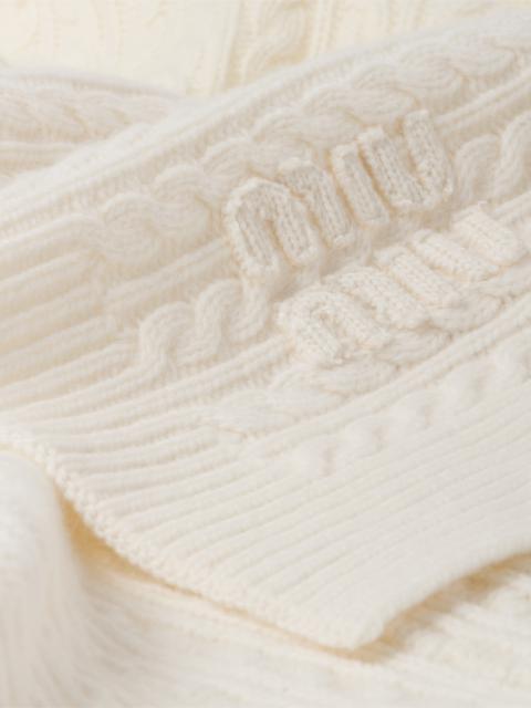Miu Miu Wool and cashmere throw