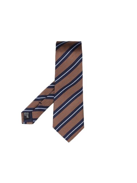 GIORGIO ARMANI striped silk tie