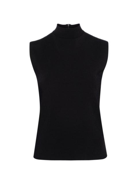 Plan C mock-neck jersey tank top