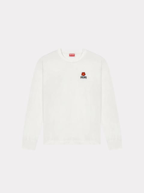 KENZO 'Boke Flower Crest' embroidered long-sleeved T-shirt