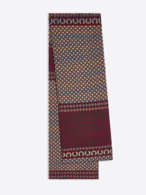 Dries Van Noten JACQUARD CASHMERE SCARF