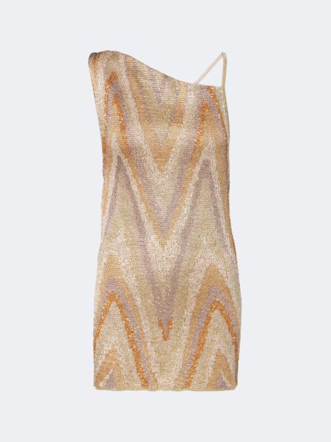 Missoni Zigzag sequined lamé top