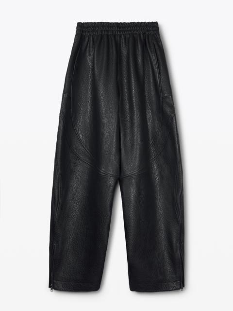 Alexander Wang Track Pant in Primal Lambskin Leather