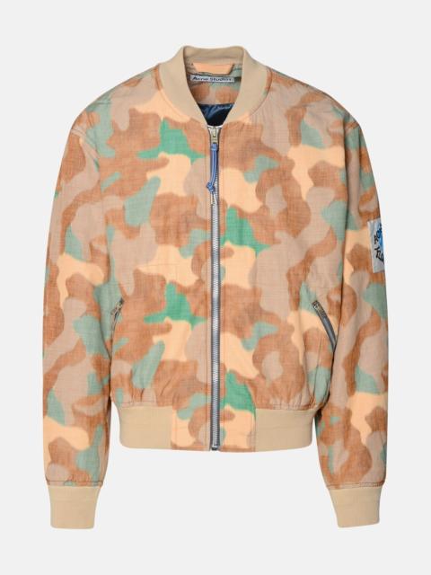 Acne Studios MULTICOLOR COTTON BLEND BOMBER JACKET