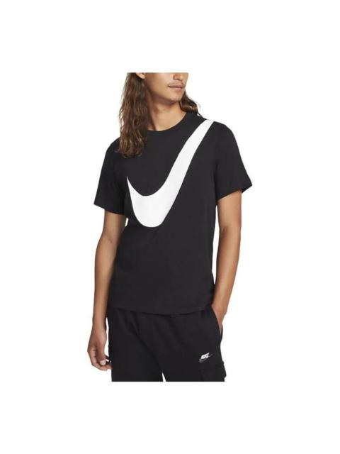 Nike HBR Swoosh T-Shirt 'Black White' DX1017-010