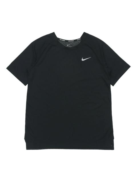 Nike (WMNS) Nike Dri-Fit Tailwind Short Sleeve Running 'Black' 890192-010
