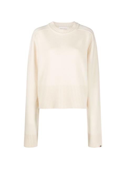 long-sleeve cashmere jumper