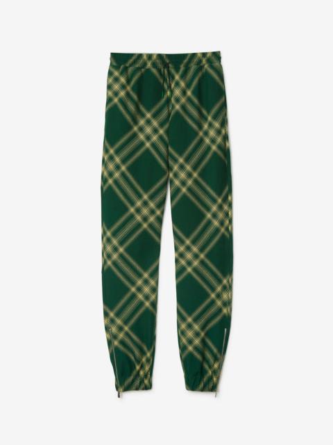 Burberry Check Wool Jogging Pants