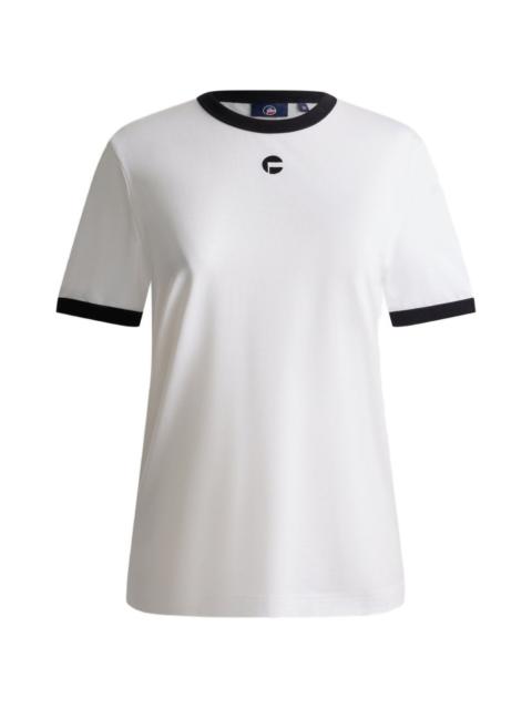 Fusalp Tanixa contrast-trim logo T-shirt