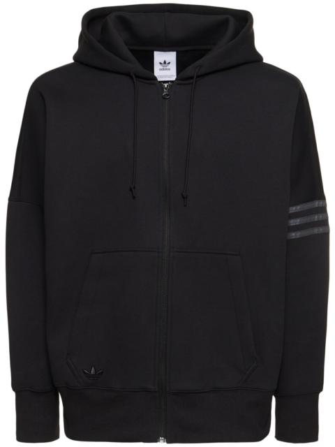 adidas Originals Neuclassic cotton blend hoodie