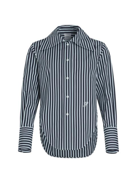 PATOU striped organic-cotton shirt