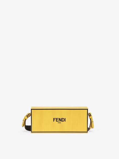 FENDI Yellow leather bag