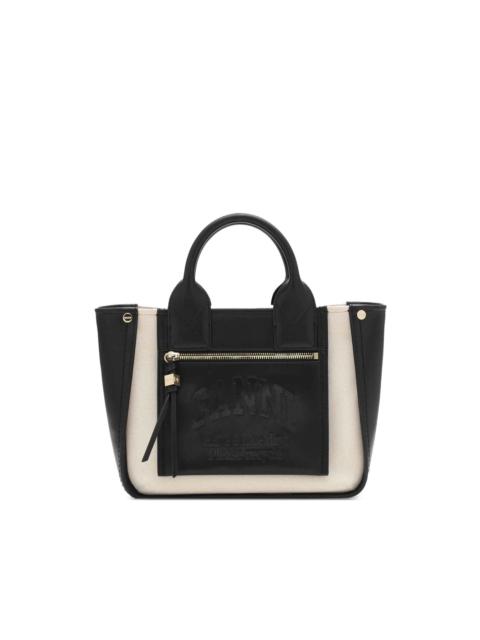 GANNI logo-embossed tote bag