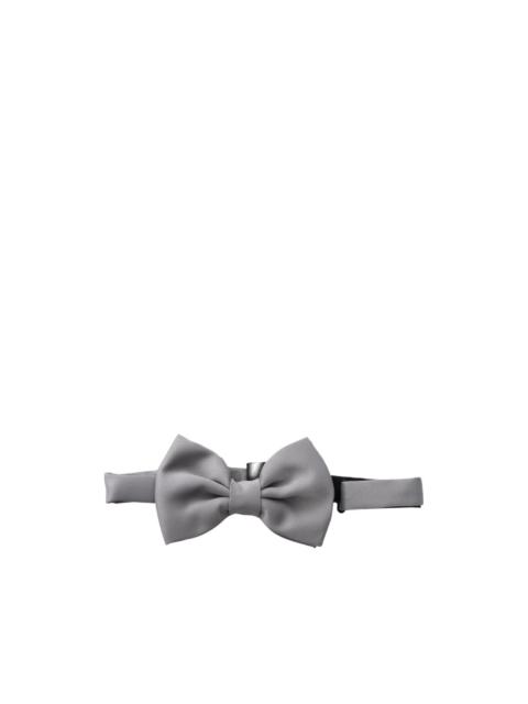 CORNELIANI grey bow tie
