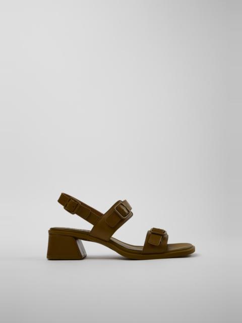 CAMPERLAB Green Leather Sandals for Women.