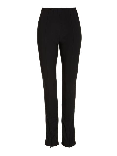 The Frankie Shop Reya Flared Jersey Leggings black