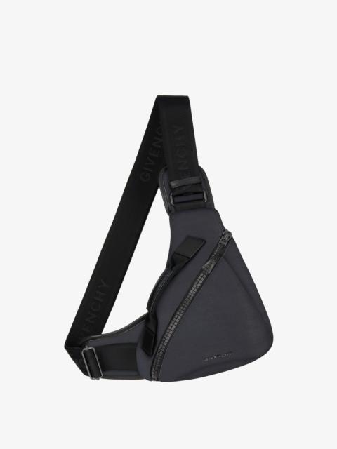 Givenchy SMALL G-ZIP TRIANGLE BAG IN 4G NYLON