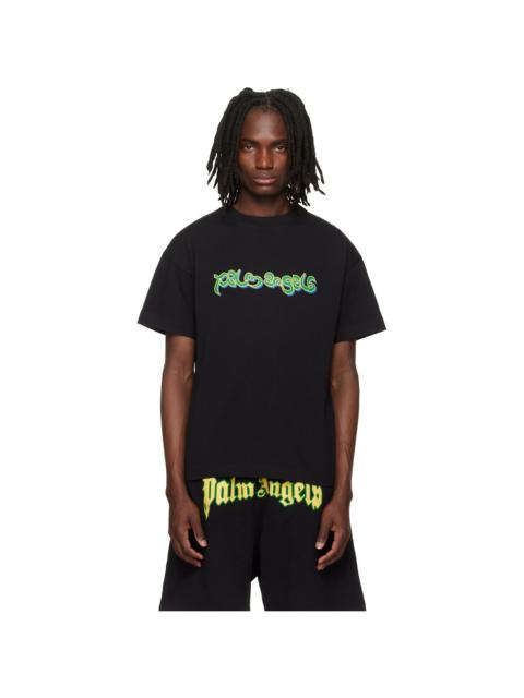 Palm Angels Black Thai Logo T-shirt