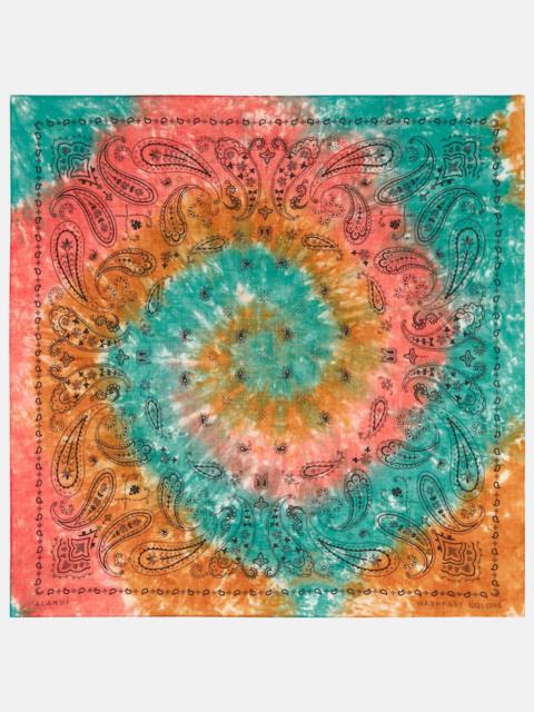 Alanui Bandana printed cotton chiffon scarf