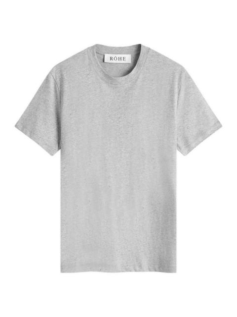 Róhe Slub melange cotton t-shirt