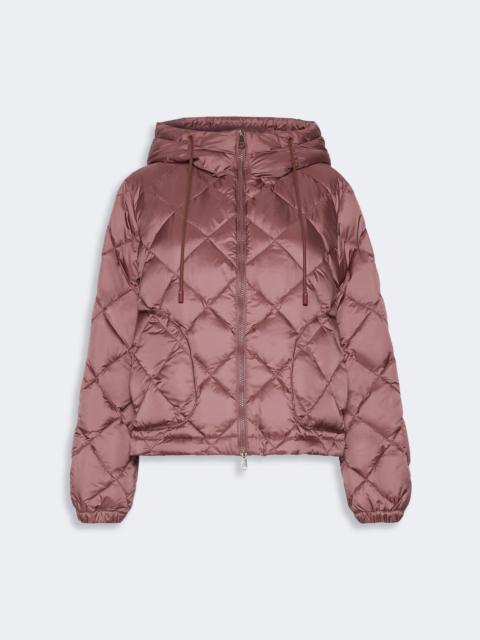 WEEKEND Max Mara ERIS Padded jacket in water-repellent plain-weave fabric - WINE-COLOURED