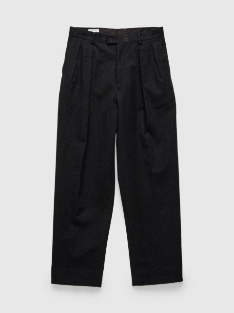 KAPTAIN SUNSHINE Wool Serge 2P Trousers in Top Charcoal