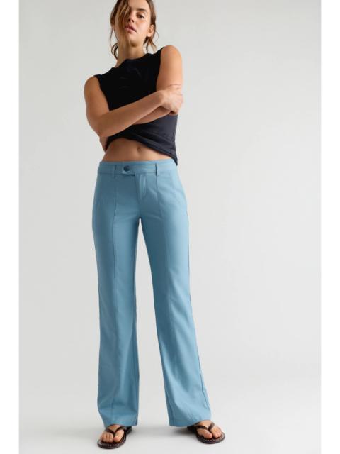 FREE PEOPLE Set On You Slim Solid Trousers