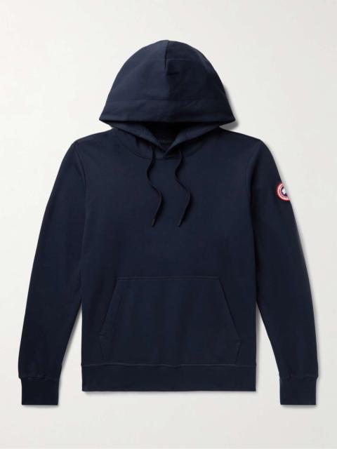 Canada Goose Huron Logo-Appliquéd Organic Cotton-Jersey Hoodie