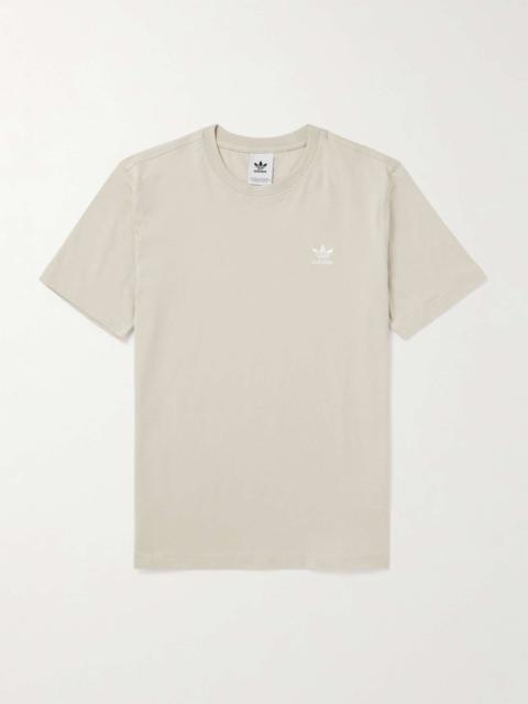 adidas Originals Essentials Logo-Embroidered Cotton-Jersey T-Shirt