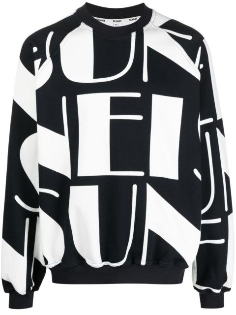 SUNNEI logo-print long-sleeve sweatshirt