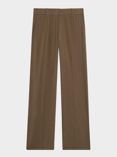 Vince High-Rise Pull-On Linen Pants
