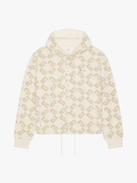 Givenchy HOODIE IN MONOGRAM 72 JACQUARD