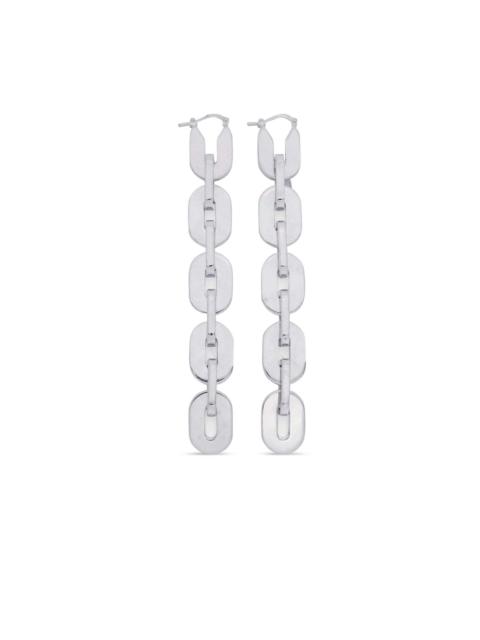 Jil Sander chain-link drop earrings