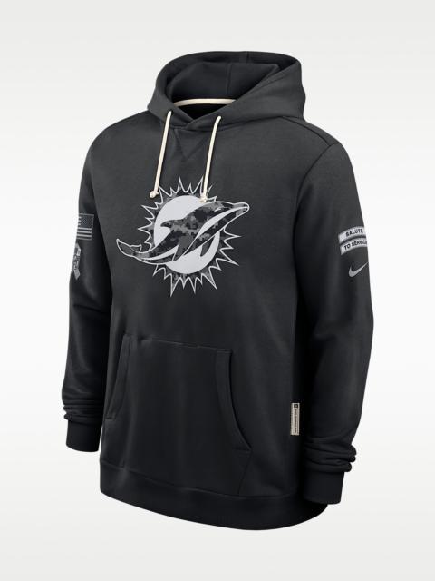 Nike Miami Dolphins Salute to Service Sideline Men's Nike Dri-FIT NFL Pullover Hoodie