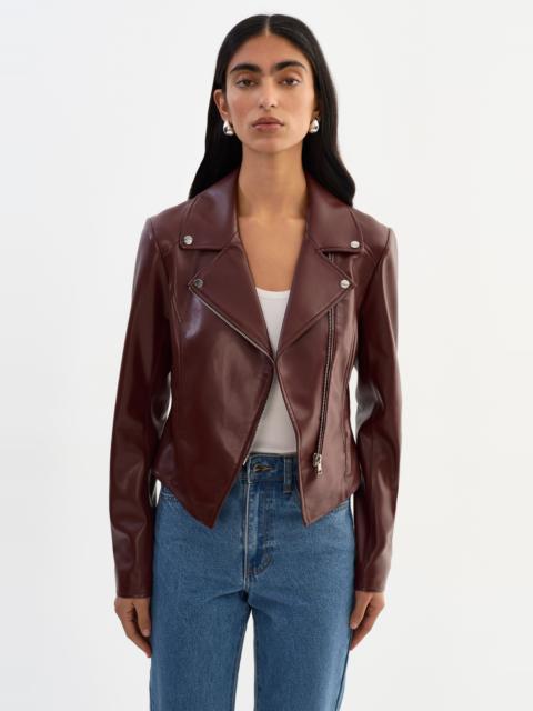 LAMARQUE PASCALE | Fitted Faux Leather Jacket