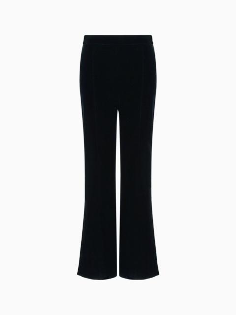 GIORGIO ARMANI Cropped trousers in velvet