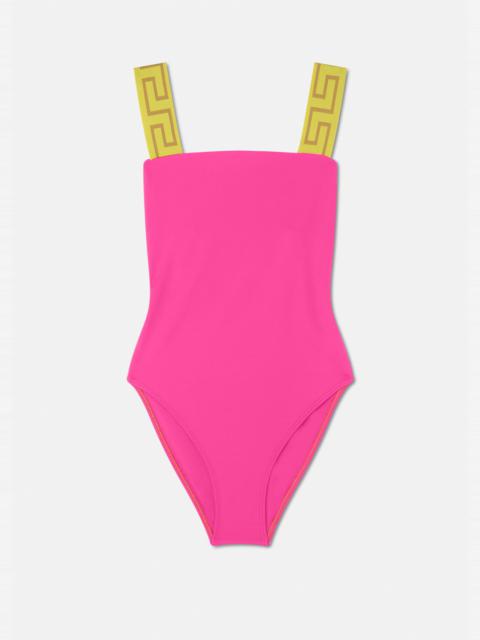 VERSACE Greca Border One-Piece Swimsuit