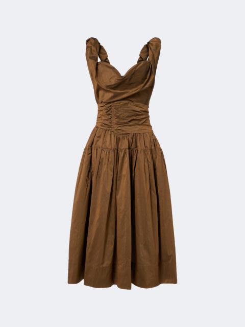 Vivienne Westwood Sunday cotton-blend twill midi dress