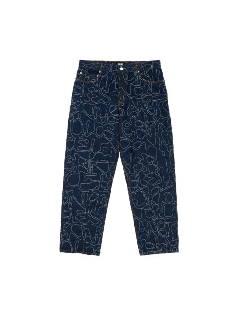 PALACE P45 SPLAT JEAN INDIGO