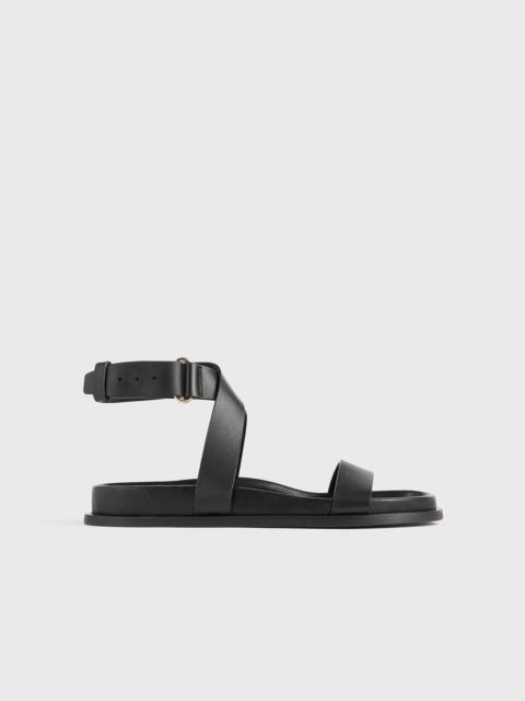 Totême The Leather Chunky Sandal black