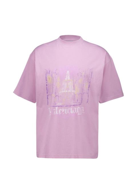 BALENCIAGA graphic-print t-shirt