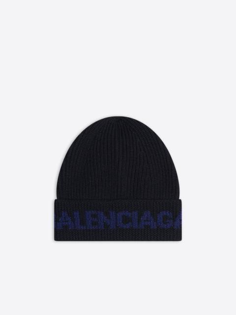 Logo Beanie in Black