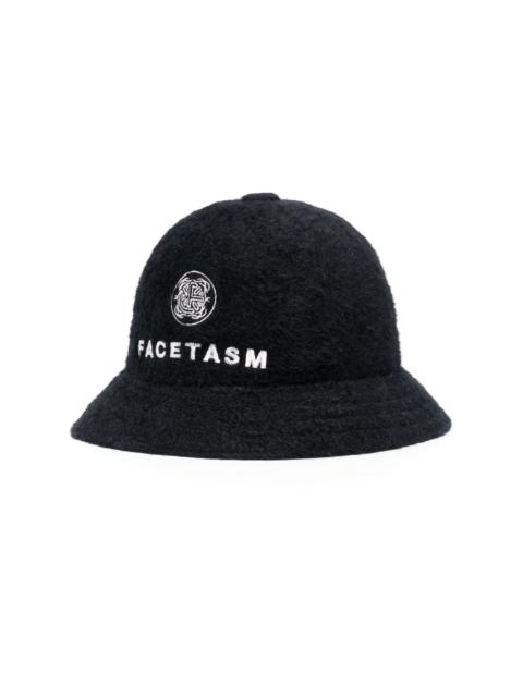 FACETASM embroidered-logo detail hat