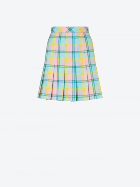 Moschino CHECK COTTON MINI SKIRT