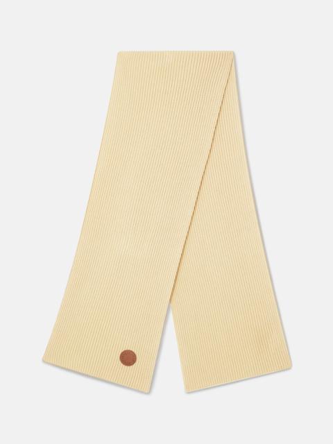 Stella McCartney Ribbed Logo Scarf