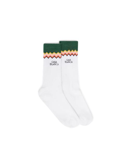 CASABLANCA Casa Zig Zag Socks