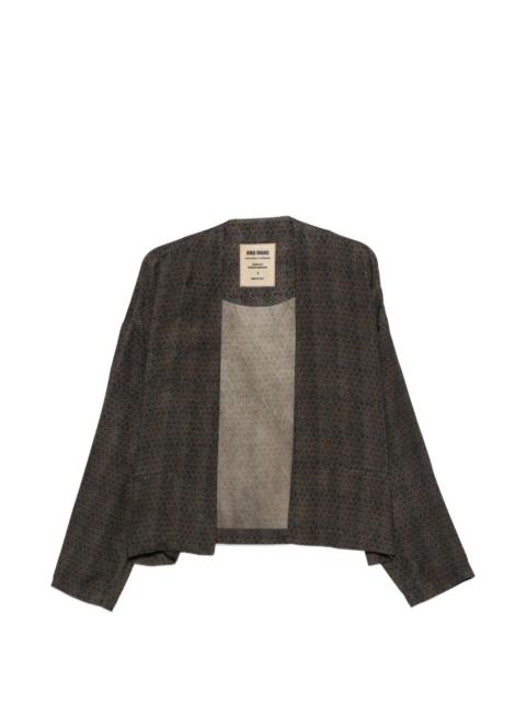 UMA WANG Klarke geometric-pattern jacket